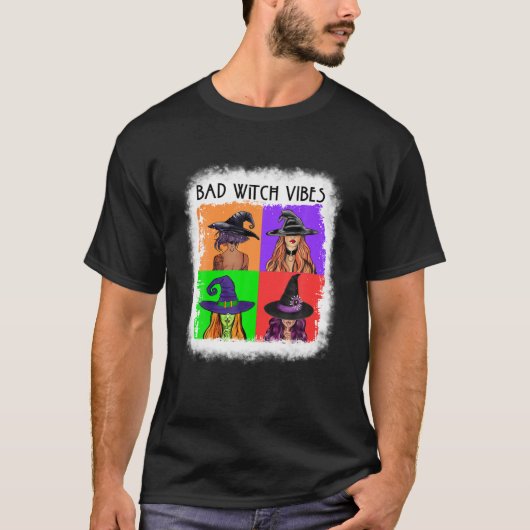 T-shirt Vibes de sorcière Bad Halloween Basic Witch Lover (Devant)