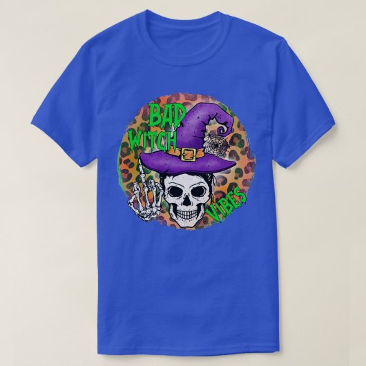T-shirt Vibes de sorcière mal Halloween (Design devant)