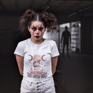 T-shirt Vibes de sorcières incorrectes Halloween Family Ma