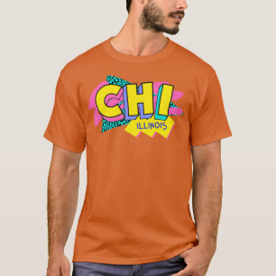 T-shirt Vibes de style Chicago CHI Rad Memphis des années