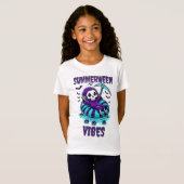 T-Shirt Vibes de Summerween – Faucheur détendu (Devant entier)