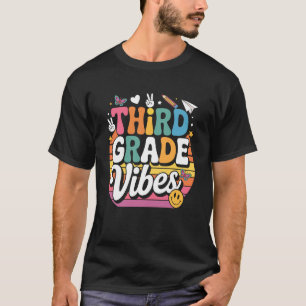 T-shirt Vibes de troisième année pour le plaisir de la ren