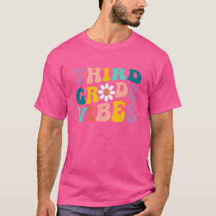 T-shirt Vibes De Troisième Classe Super Retro Colorées Ret