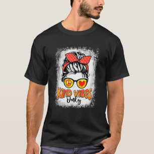 T-shirt Vibes de type seulement Messy Bun Femmes Orange Jo