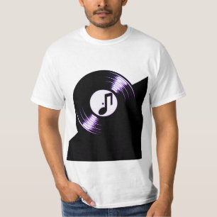 T-shirt Vibes de vinyle : Le son de la simplicité