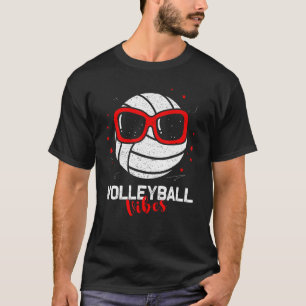 T-shirt Vibes de volley-ball Garçons Filles Femmes Volley-
