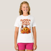 T-shirt Vibes d'épices citrouilles (Devant entier)