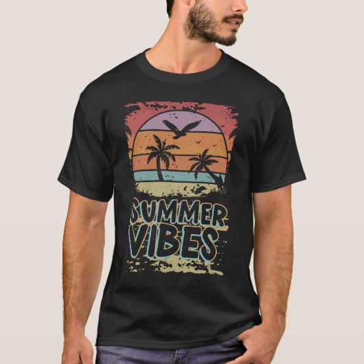 T-SHIRT VIBES D'ÉTÉ ☀️ (Devant)
