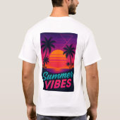 T-shirt Vibes d'été (Dos)