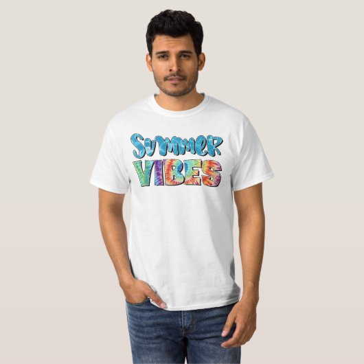 T-shirt Vibes d'été (Devant entier)
