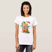 T-shirt Vibes d'été  (Devant entier)