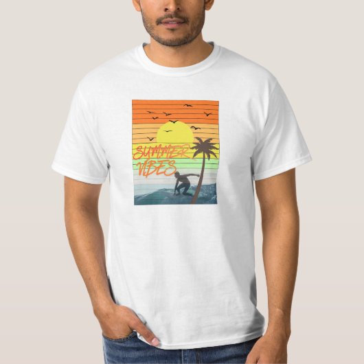 T-shirt Vibes d'été (Devant)