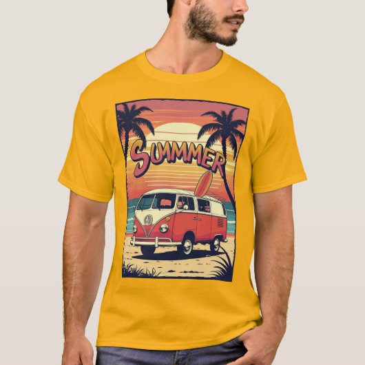 T-shirt vibes d'été (Devant)