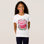 T-Shirt Vibes d'été (Devant entier)