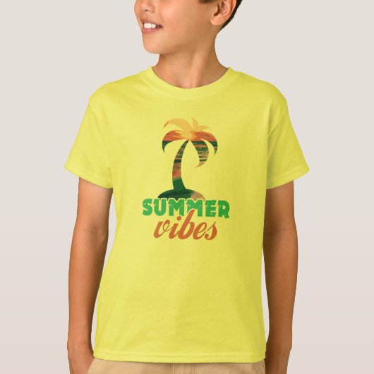 T-shirt Vibes d'été (Devant)