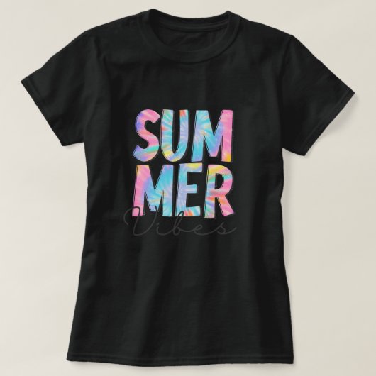 T-shirt Vibes d'été (Design devant)
