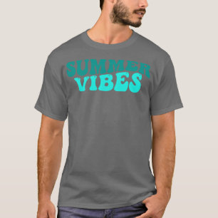 T-shirt Vibes d'été Amusants Summer Beach Sand Surf Citati