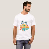 T-shirt Vibes d'été" - Bright, Bold & Beautity Design! (Devant entier)