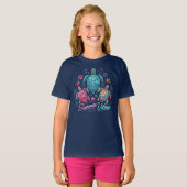 T-shirt Vibes d'été de Tortue (Devant entier)