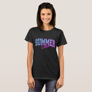 T-shirt Vibes d'été Esthétique de plage