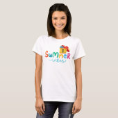 T-shirt Vibes d'été femmes (Devant entier)