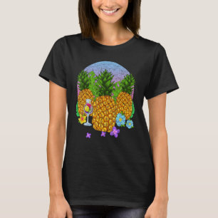 T-shirt Vibes d'été Fleurs Tropicales Fruits d'été Floral