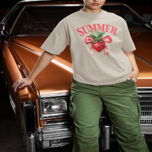 T-shirt Vibes d'été fraises
