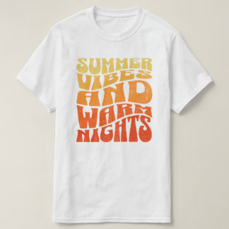 T-shirt Vibes d'été Nuits Chaudes