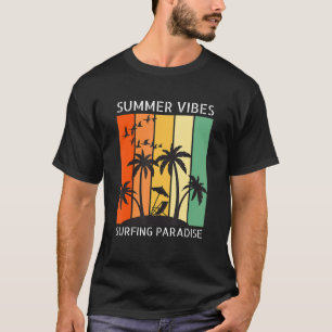 T-shirt Vibes d'été Paradis du surf été