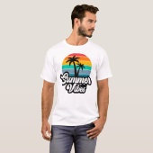 T-shirt Vibes d'été Paradise-32922 (Devant entier)
