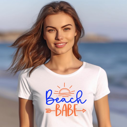 T-shirt Vibes d'été pour bébé plage