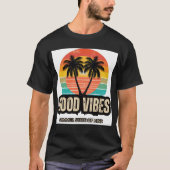 T-shirt Vibes d'été rétro (Devant)