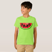 T-shirt Vibes d'été Surf Pastèque Fruits (Devant entier)