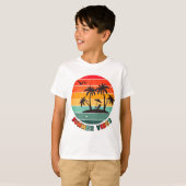 t-shirt "vibes d'été" tendance (Devant entier)