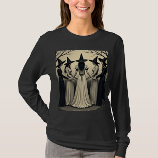T-shirt Vibes d'Halloween sorcières halloween