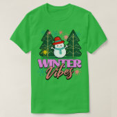 T-shirt Vibes d'hiver (Design devant)