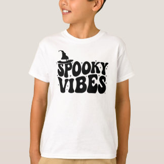 T-shirt Vibes Éffrayantes, Halloween Boys'