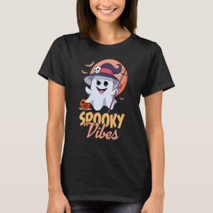 T-shirt Vibes éffrayantes Retro 60s Costume d'Halloween Es