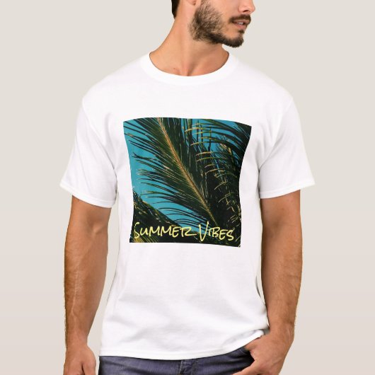 T-shirt Vibes été palmier (Devant)
