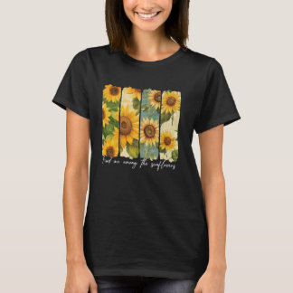 T-shirt Vibes florissant bonheur floral tournesol