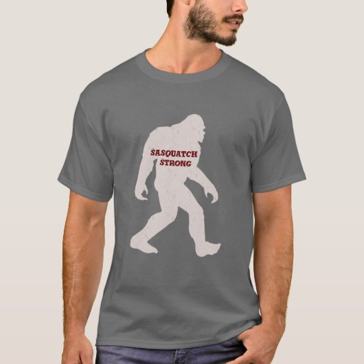 T-shirt Vibes fortes et amusantes, Bigfoot Sasquatch (Devant)