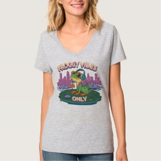 T-shirt Vibes Froggy uniquement - Repos Frog Chill
