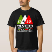 T-shirt Vibes Futiristes Italo Disco (Devant)