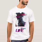 T-shirt Vibes Glitchy - Conception audacieuse et d (Devant)