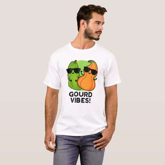 T-shirt Vibes Gourdes Funny Veggie Pun (Devant entier)