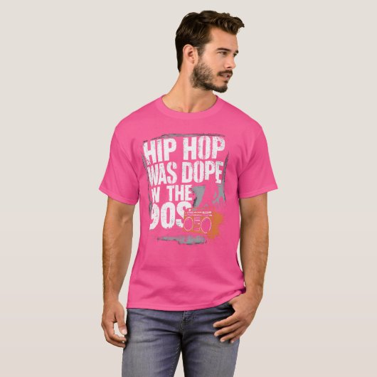 T-shirt Vibes Hip hop des années 90 Véritable culture rap (Devant entier)