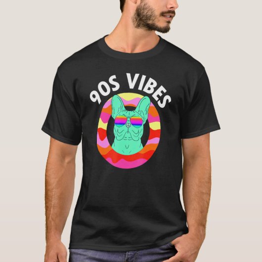 T-shirt Vibes Lazy Costume Frenchie Chien Maman Les Rétro (Devant)
