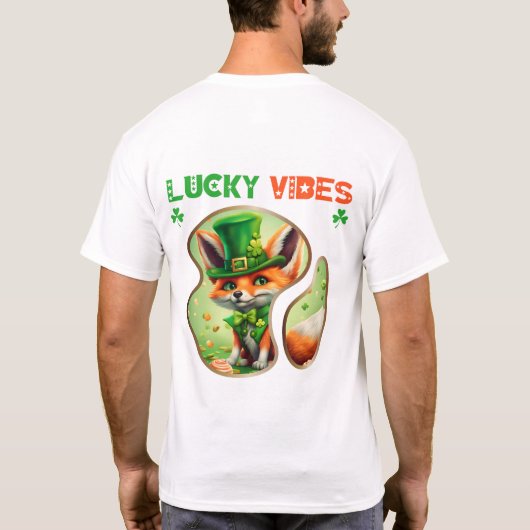 T-shirt Vibes Lucky - Bal Shamrock chatoyant (Dos)