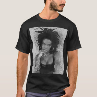 T-shirt vibes magiques Lauryn Hill - noir et blanc - creus