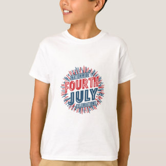 T-shirt Vibes patriotiques : 4 juillet